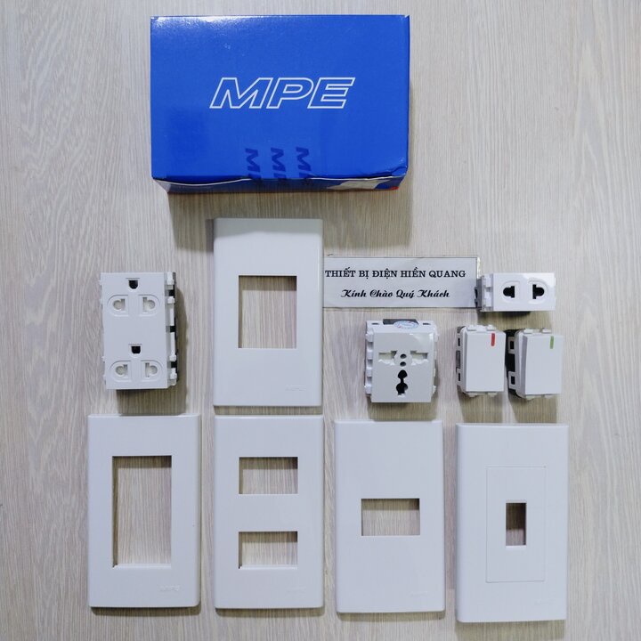 Hạt ổ cắm, công tắc, mặt nạ ổ MPE