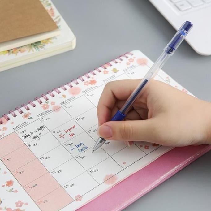 Bút bi mực nước nhiều màu có nắp đậy giá siêu rẻ 1k