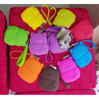 Ví tiền mèo thần tài may mắn Maneki Neko