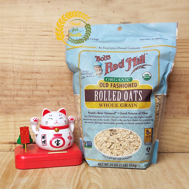 Yến mạch hữu cơ cán vừa Bob's Red Mill 454g