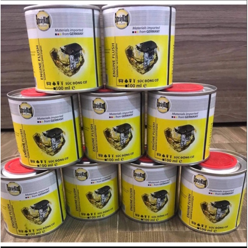 Phụ gia súc rửa động cơ xe máy Sprayking 100ml - hiệu quả cao, giúp xe mượt mà, bảo vệ động cơ hoàn hảo