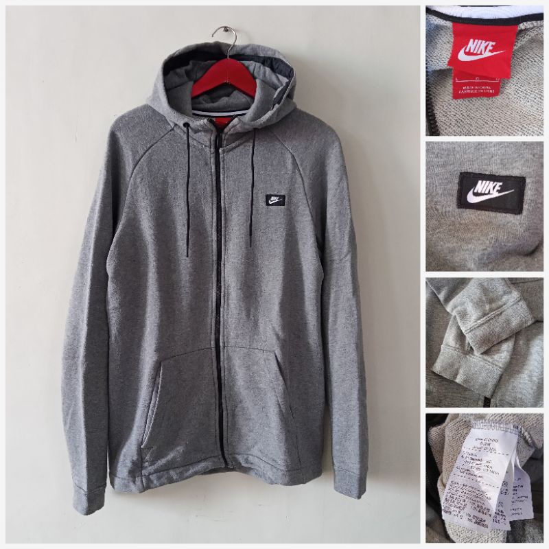 Áo Khoác Dây Kéo Có Mũ Trùm Đầu Nguyên Bản Của Nike (trift)