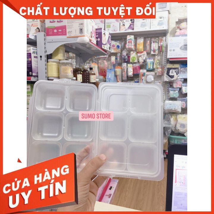 [Tặng kèm bột ăn dặm Hipp] Khay trữ đông đồ ăn dặm cho bé Richell Nhật  50ml