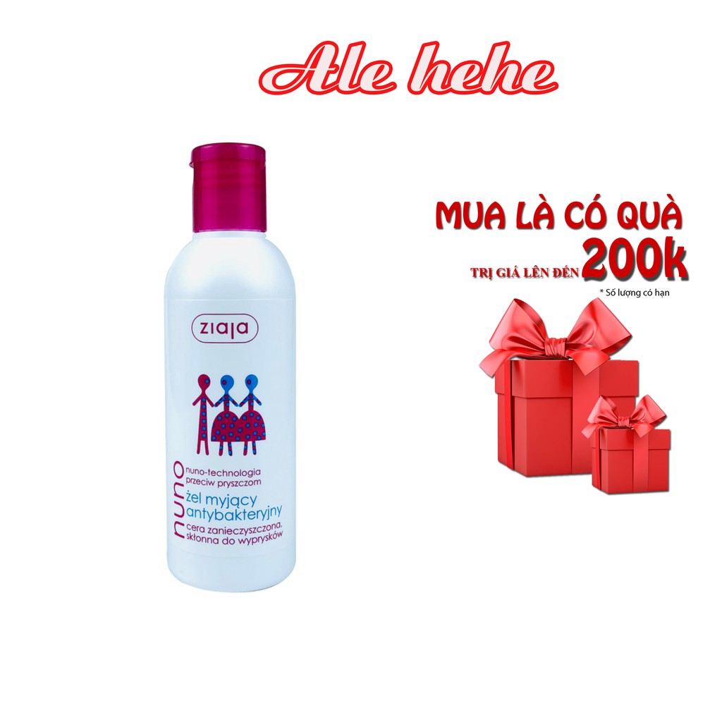 Sữa rửa mặt Nuno Ziaja dành cho da dầu mụn - Ziaja Nuno 200ml