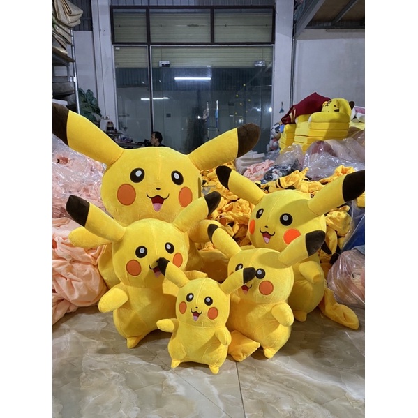 ✔️✔️✔️HOT HOT✔️✔️ Gấu BÔNG PIKACHU nhập khẩu vải nhung cao cấp