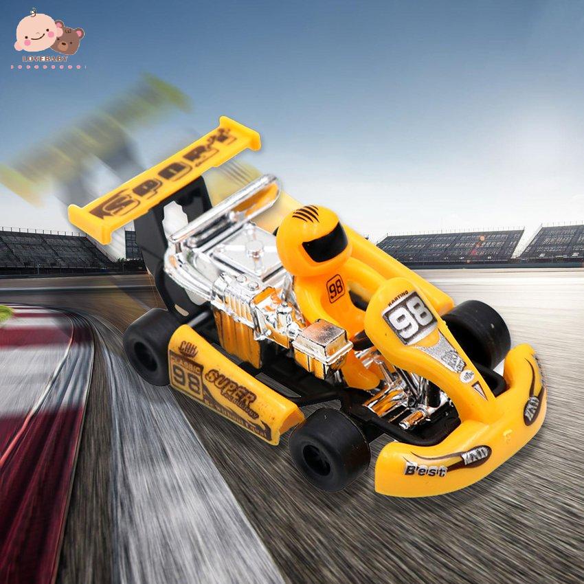 Xe đua đồ chơi kéo lưng cho bé