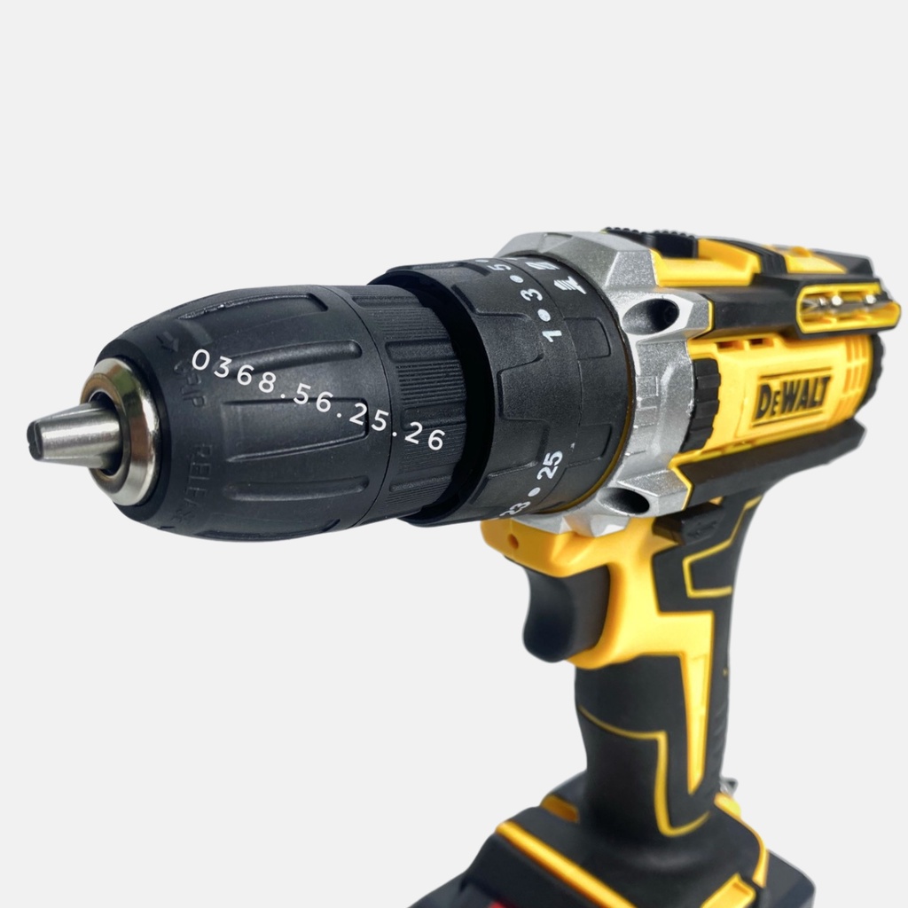 Máy khoan pin 36v dewalt, máy khoan 3 chức năng, tặng bộ phụ kiện như hình
