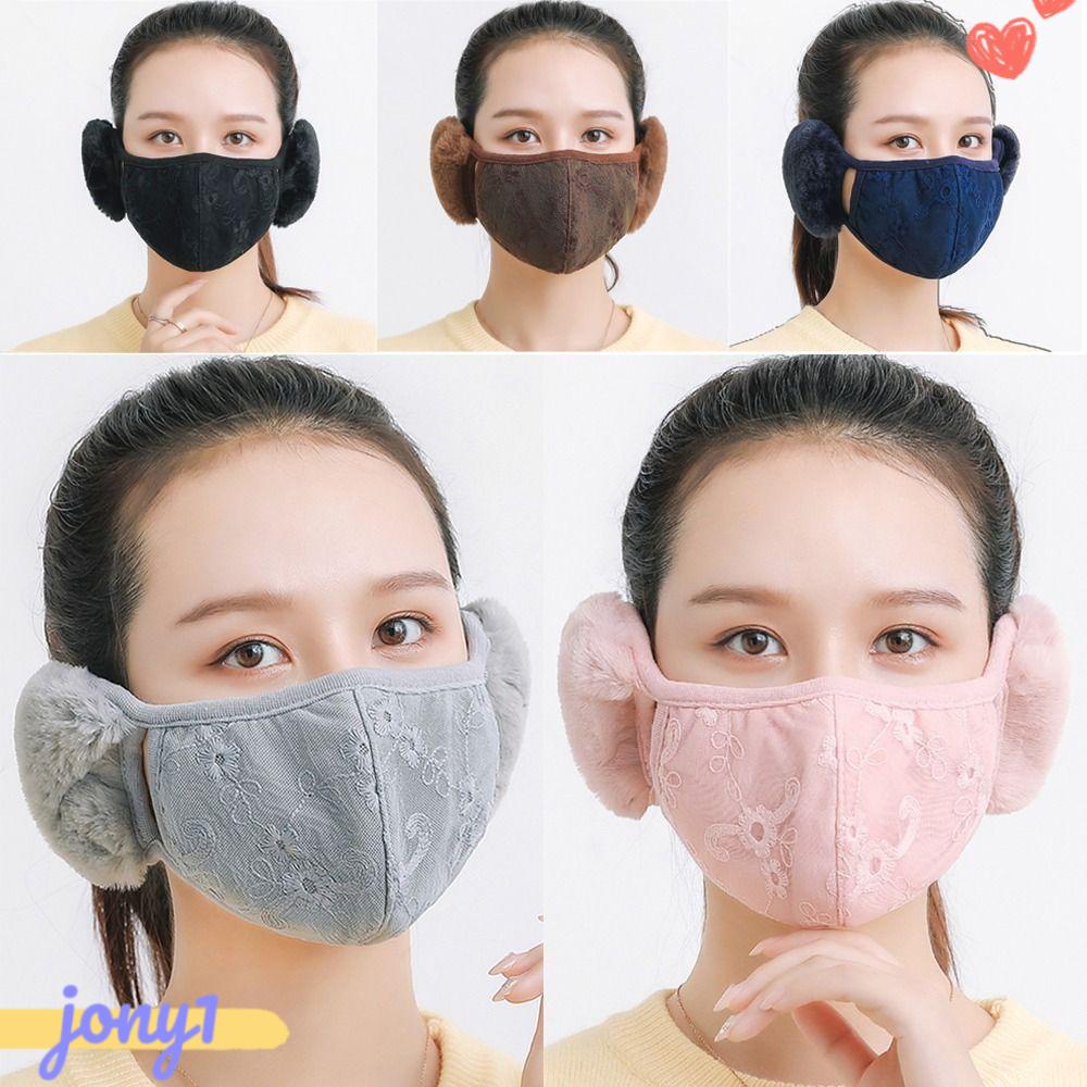 Chụp Tai Chống Gió Phối Ren Thời Trang Cho Nữ