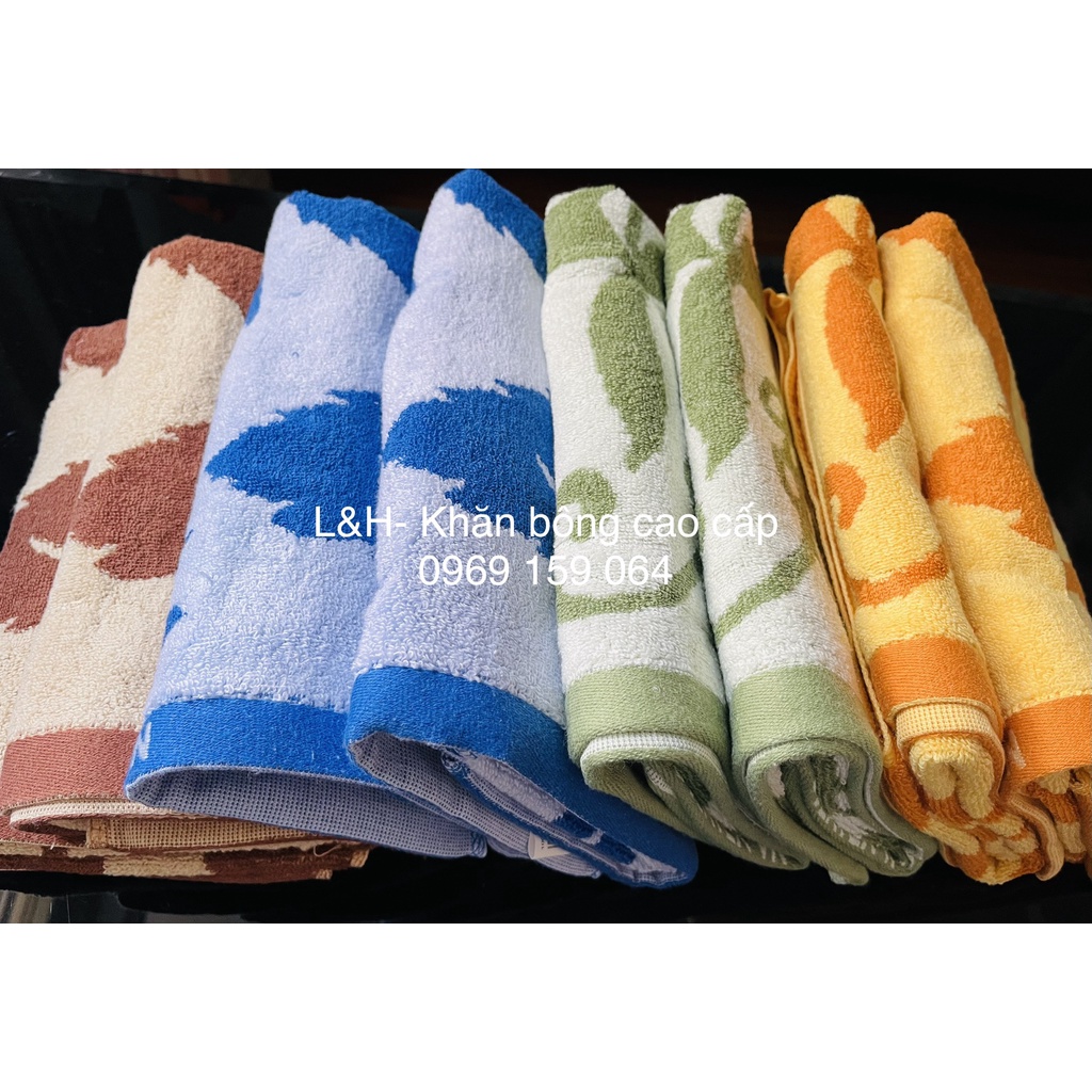 Khăn tắm cotton cao cấp, Hoa Nở, Tân Thịnh, KT 50x100cm