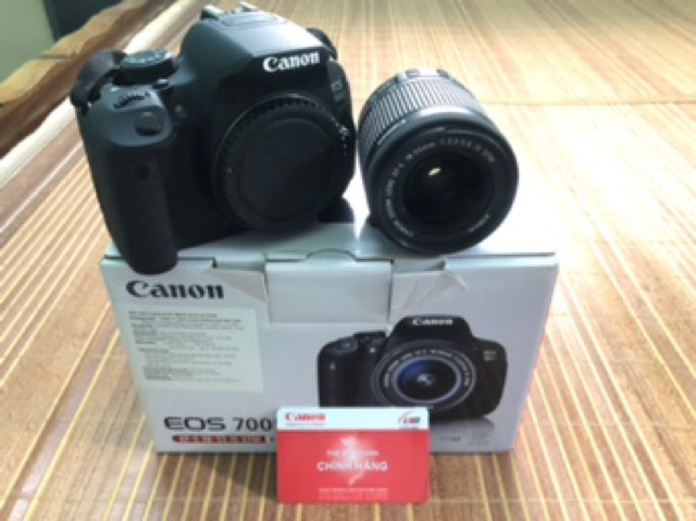 Máy ảnh canon 700d và lens 18 55 is stm fullbox LBM