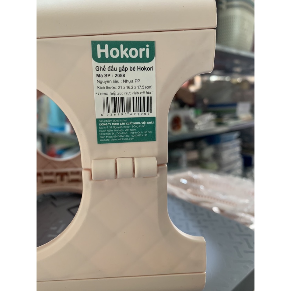 Ghế Đẩu gấp Hokori Việt Nhật 2058 ghế gấp gọn tiện lợi