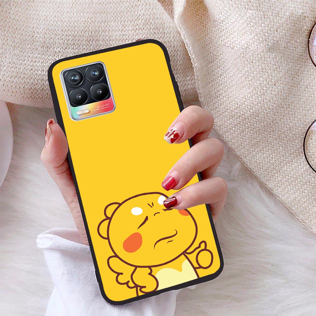 Ốp lưng Realme 8 4G viền dẻo TPU BST Khủng Long Lai Ong