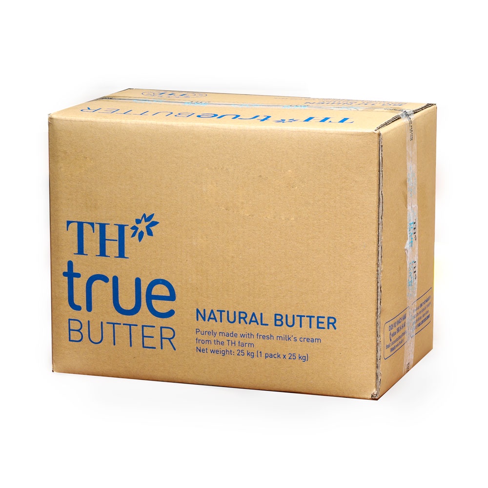 Bơ Lạt Tự Nhiên TH true BUTTER thùng 25kg