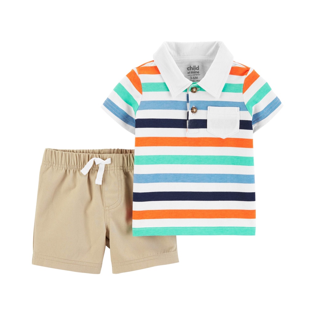 XẢ KHO - CHỌN MẪU Áo thun bé trai cổ đức 100% cotton kiểu polo size sơ sinh hàng xuất dư tách set cho bé shop NEM