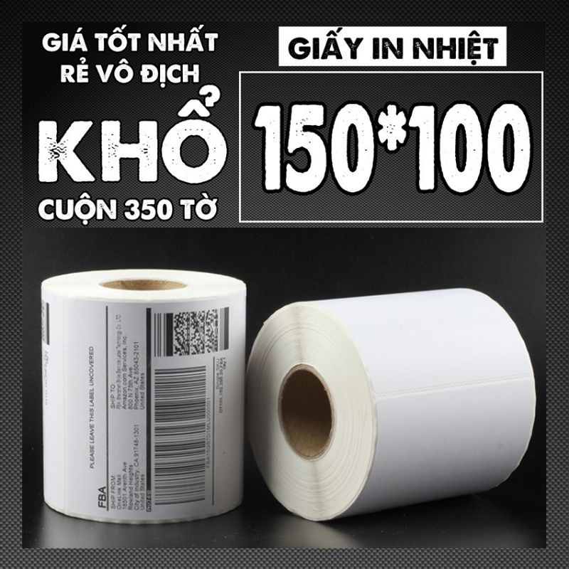 Giấy in nhiệt Tự Dính in đơn hàng A6