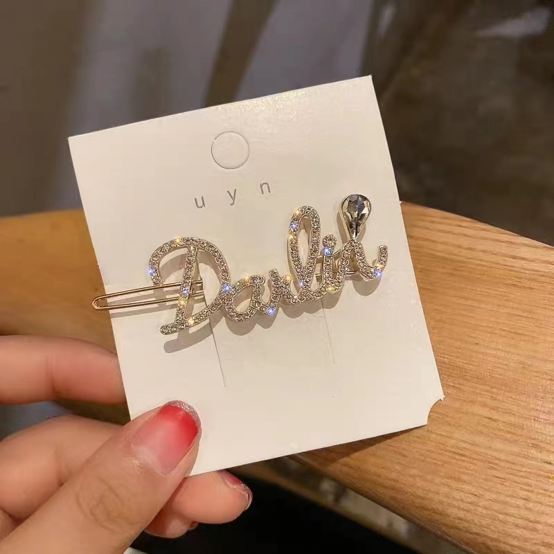 1 Kẹp Tóc Hình Chữ Cái Thời Trang Dành Cho Nữ