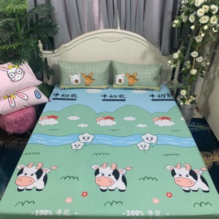 [Video] Ga chống thấm cotton nằm trực tiếp cho bé không nóng bí. [ Tặng Kèm Tranh Để Bàn Cho Bé ]