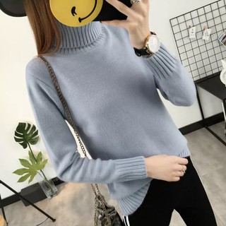Áo len cổ lọ nữ