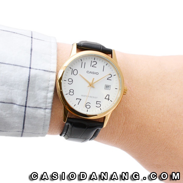 Đồng hồ nam dây da Casio Standard chính hãng Anh Khuê MTP-V002GL-7B2UDF (37mm)