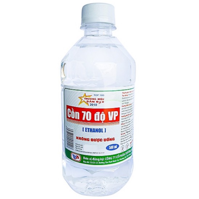 CỒN 70 độ chai 500ml