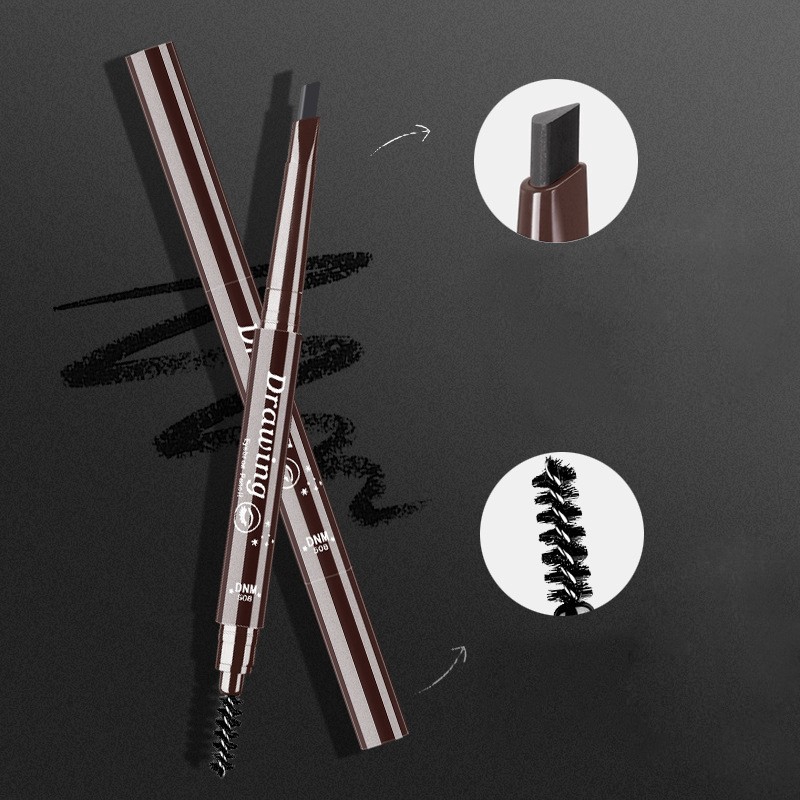 Bút vẽ lông mày hai đầu chống thấm nước đa năng tiện dụng | BigBuy360 - bigbuy360.vn