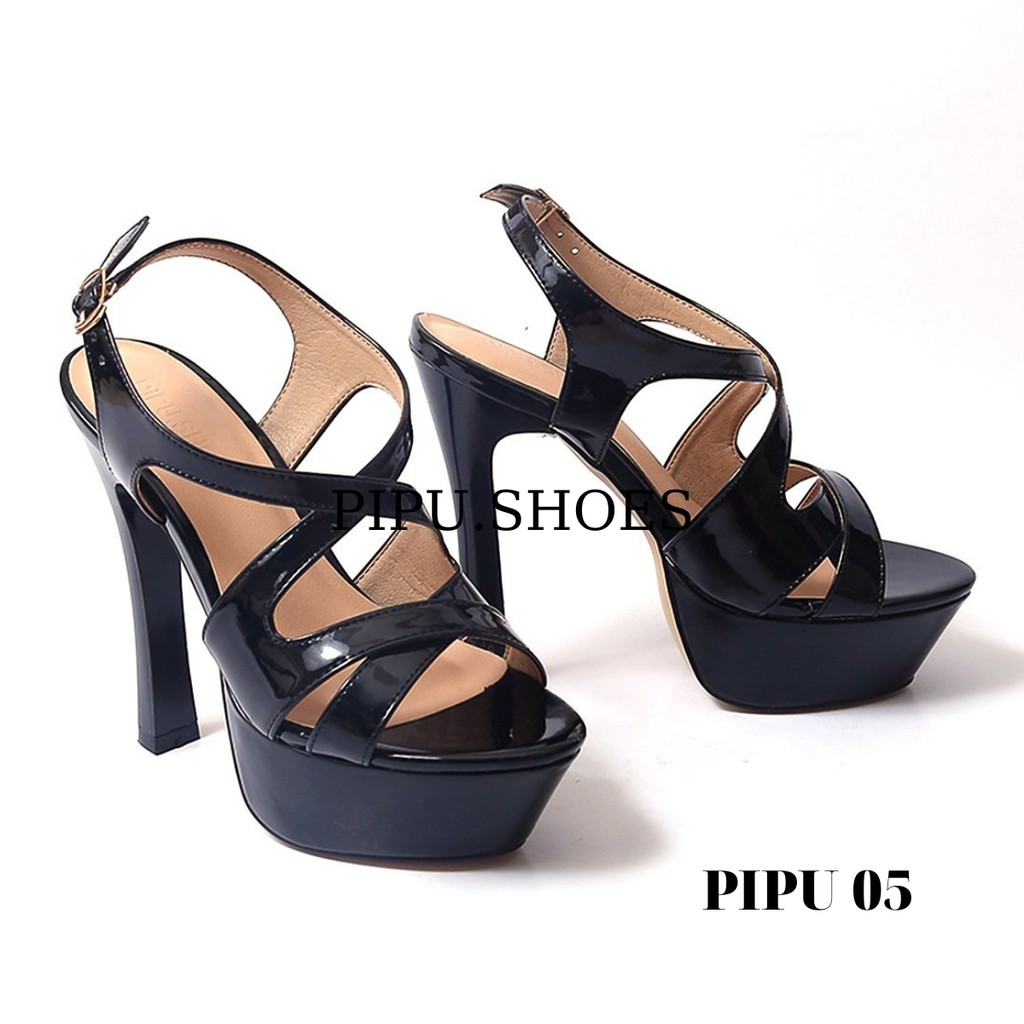 Giày cao gót đế đúp 12cm & 13cm, sandal cao gót nữ trên 10cm catwalk hoa hậu