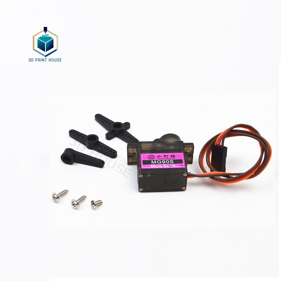 Động Cơ RC Servo MG90S Bánh Răng Kim Loại