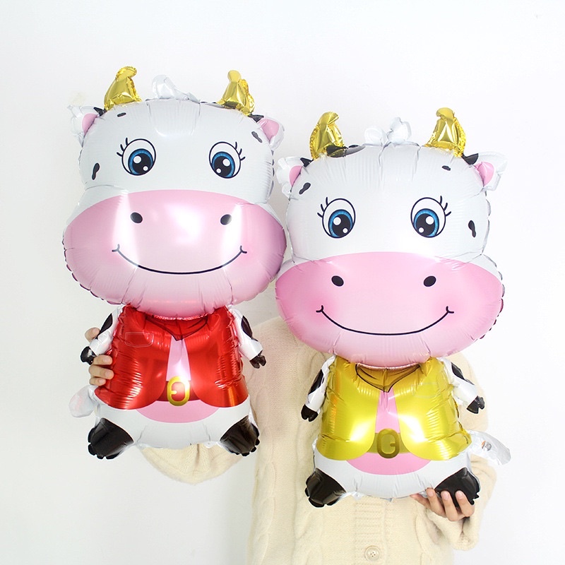 Bóng Trang Trí Con Trâu Vàng, Bò Sữa