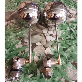 Van phao cơ inox tự ngắt nước. van phao thủy lực lắp bồn nước, bể nước phi 21 và 27