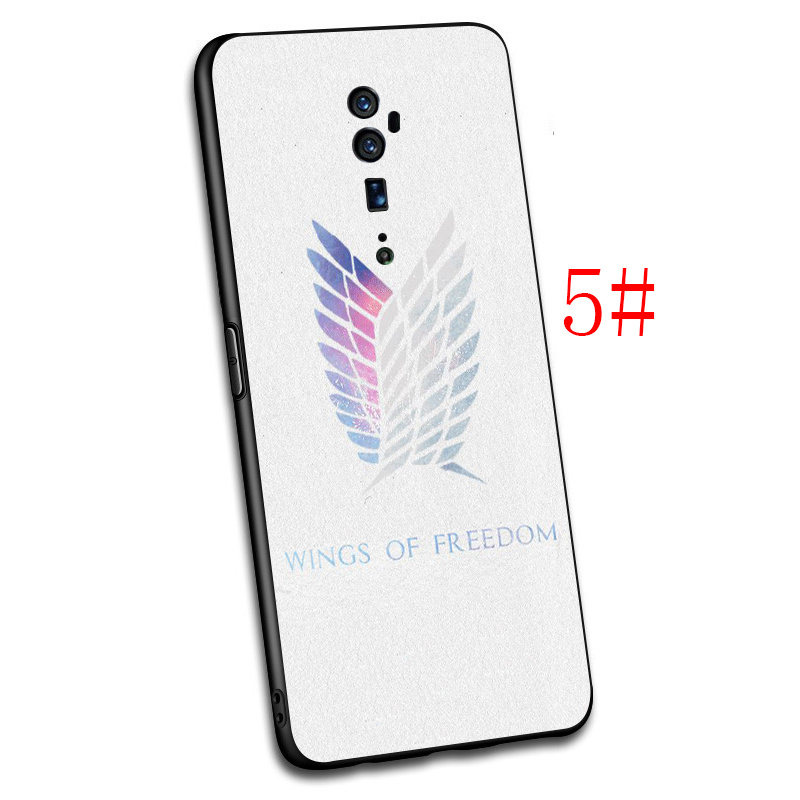 Ốp Lưng Silicone Mềm In Hình Attack On Titan Cho Oppo Reno Z 2 2f 2z 10x Ace 3 4 Pro 5 4g