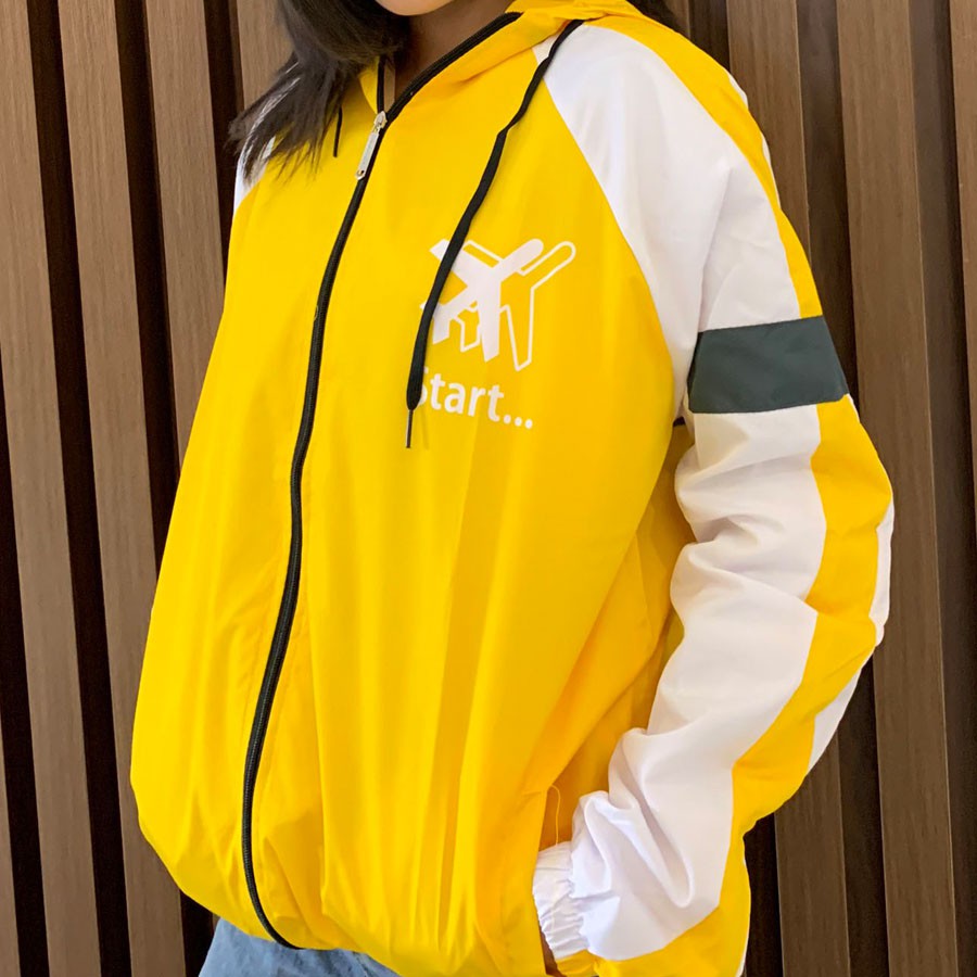 Áo khoác dù màu vàng [FREESHIP] SS728 shop Sunsun chuyên áo khoác unisex