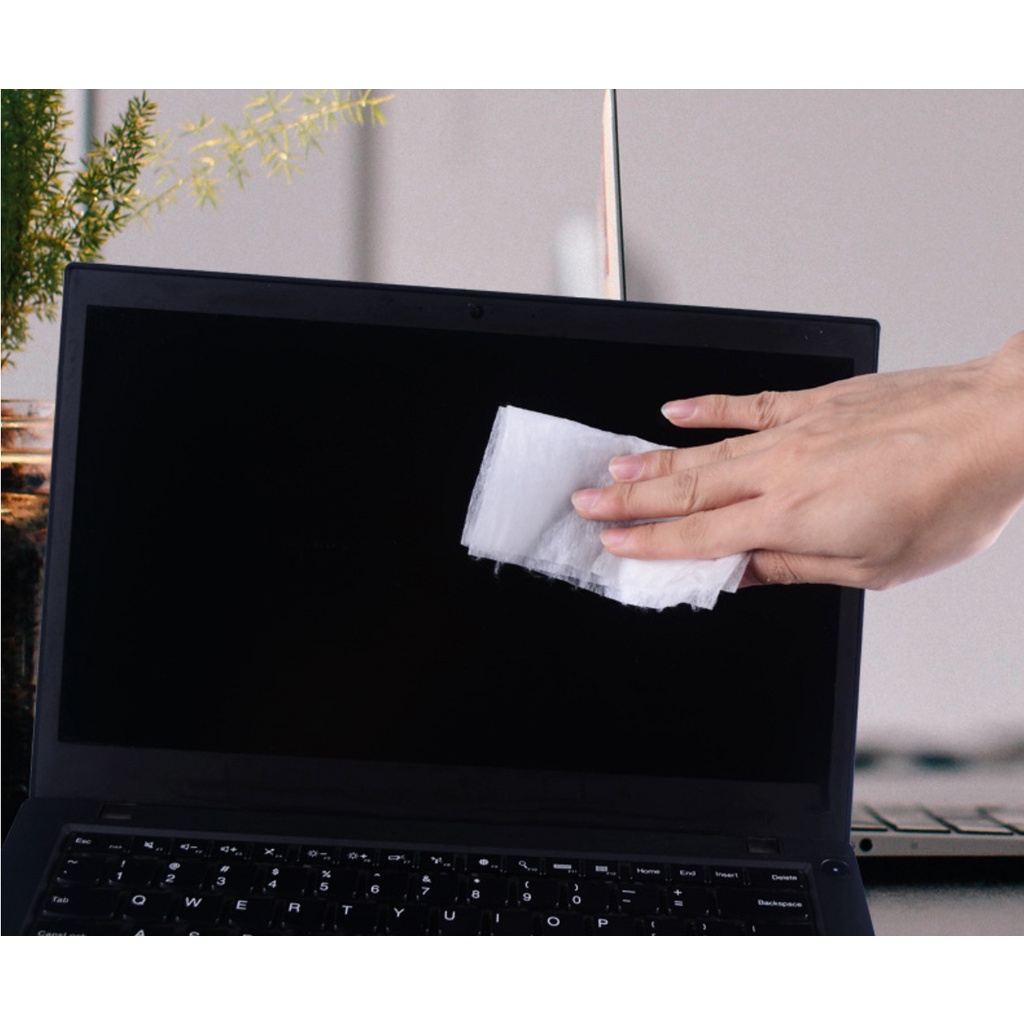Bộ vệ sinh chuyên dụng dành cho Laptop máy tính Macbook Lens Máy ảnh Điện thoại Ipad Kính mắt Tivi dạng khăn rút