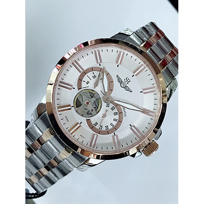 Đồng hồ Nam SRWATCH Automatic ( cơ ) Open Heart SG8871.1302 mặt kính sapphire , chống nước , chống trầy , Bảo Hành 12 TH