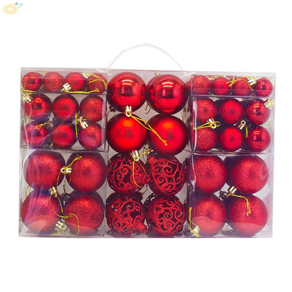 Bộ 100 Quả Châu Kích Thước 3 / 4 / 6 Dùng Trang Trí Cây Thông Giáng Sinh, Tiệc Cưới