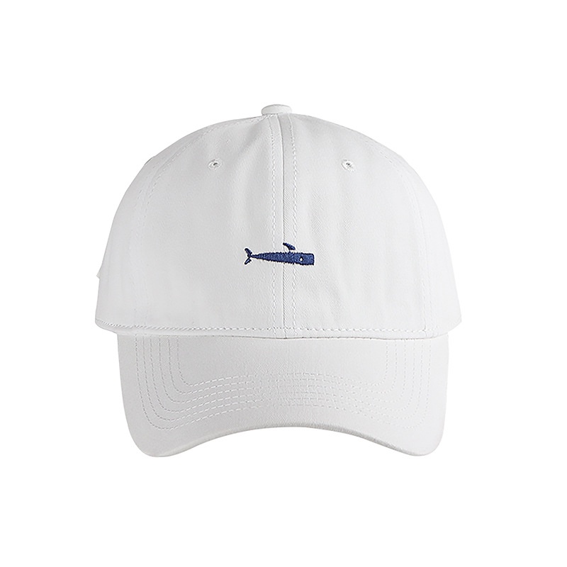 Mũ Lưỡi Trai Thêu Hình Cá Nhỏ Phong Cách Đường Phố Nhật Hàn Thời Trang Cho Nam Và Nữ