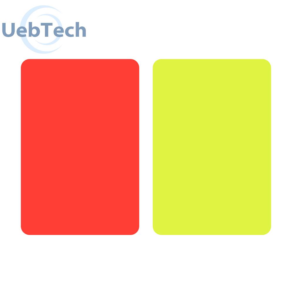 Thẻ trọng tài bằng nhựa PVC 8x11cm chuyên dụng cho trọng tài bóng đá