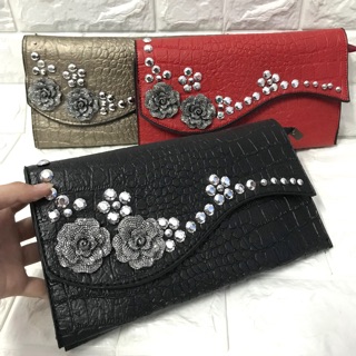 Ví Lượn Sóng Đính Hoa, túi đeo chéo