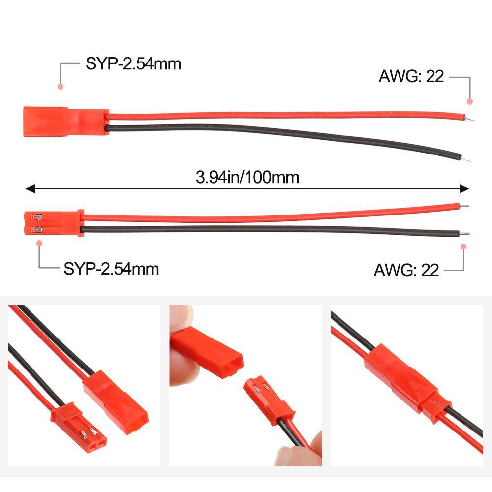 Set 10 Cặp Đầu Nối Dây Điện 2 Chấu Cho Đèn Trần Nhà RC