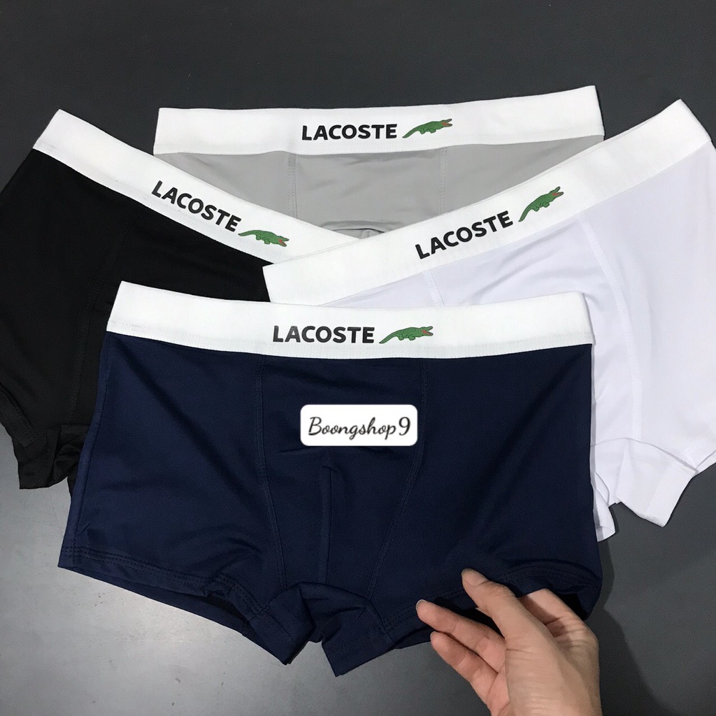 Quần lót nam Lacoste thun lạnh cao cấp,thấm hút mồ hôi