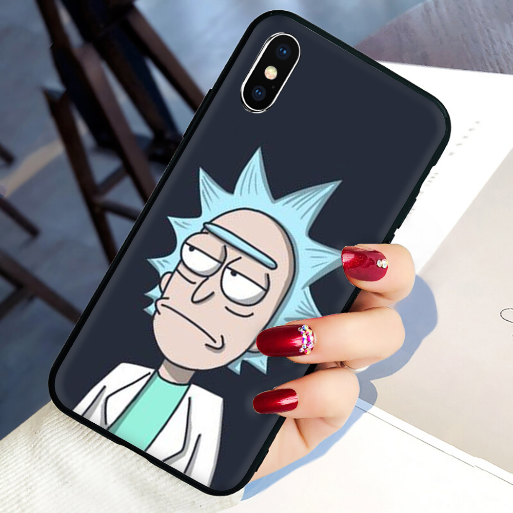 Ốp Lưng Tpu Mềm Chống Rơi In Hình Rick And Morty Cho Iphone 11 Pro Max 12 Mini 12 Pro 12 Pro Max 12