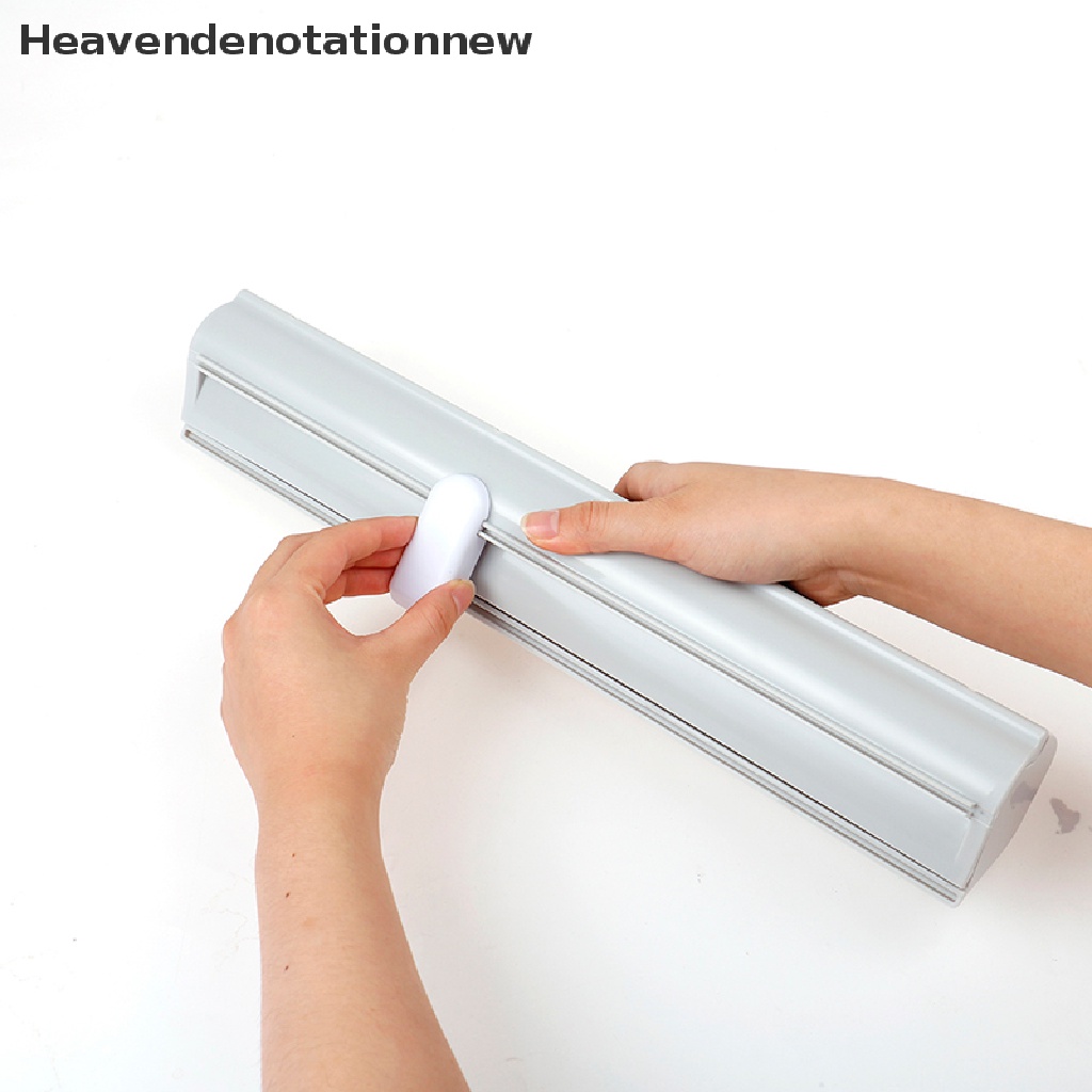 【HDN】 Food Wrap dispenser Foil Cling Film Roll Baking Parchment Cutter Plastic Holder 【Heavendenotationnew】