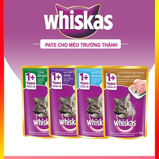 Pate Whiskas cho Mèo Lớn Túi 85g Giá Rẻ