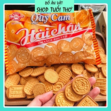 Bánh Quy Cam Hải Châu 130g FREESHIP Trở Về Tuổi Thơ