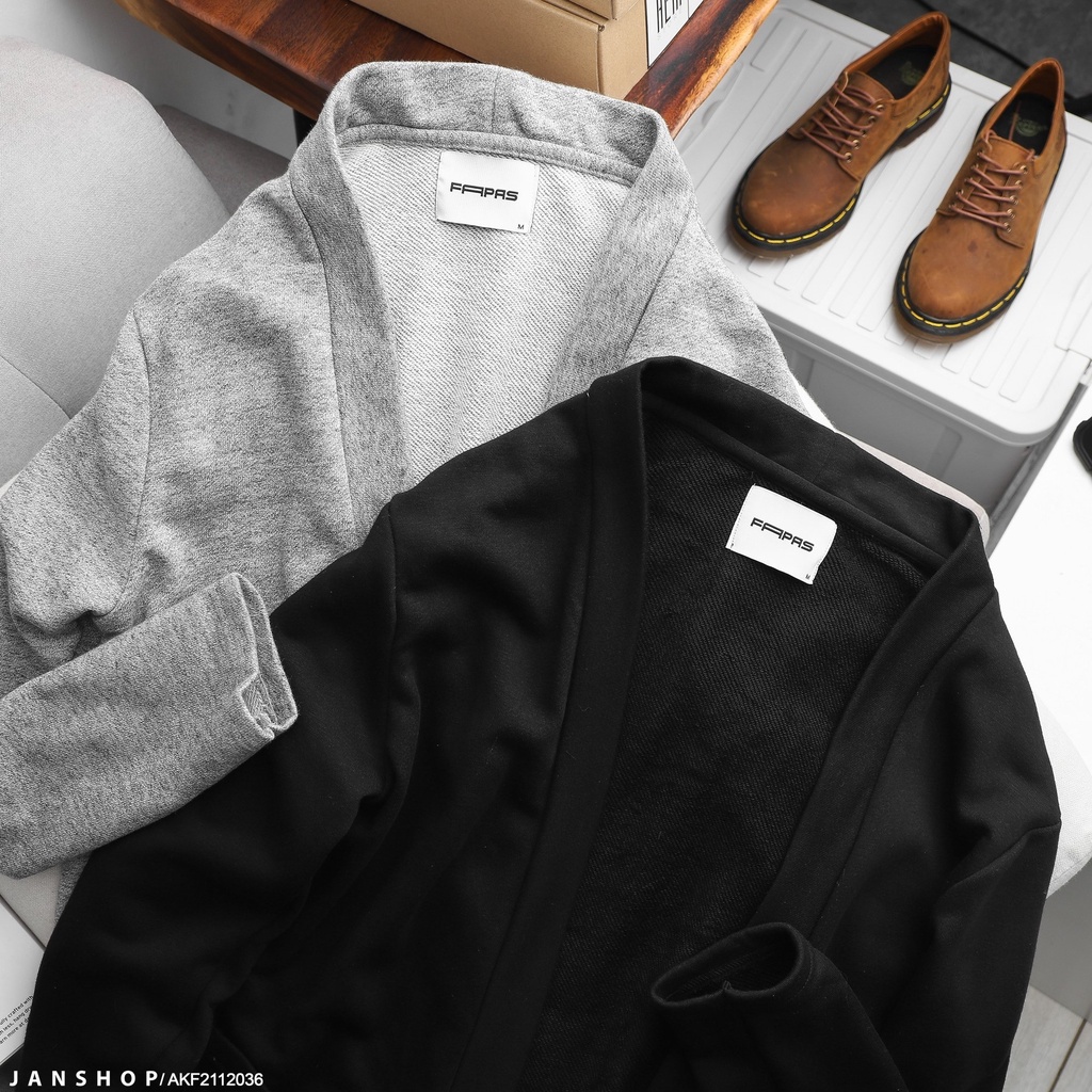 Áo Khoác Cardigan Vải Nỉ Ấm Áp Vừa Đủ, Co Giãn Nhẹ