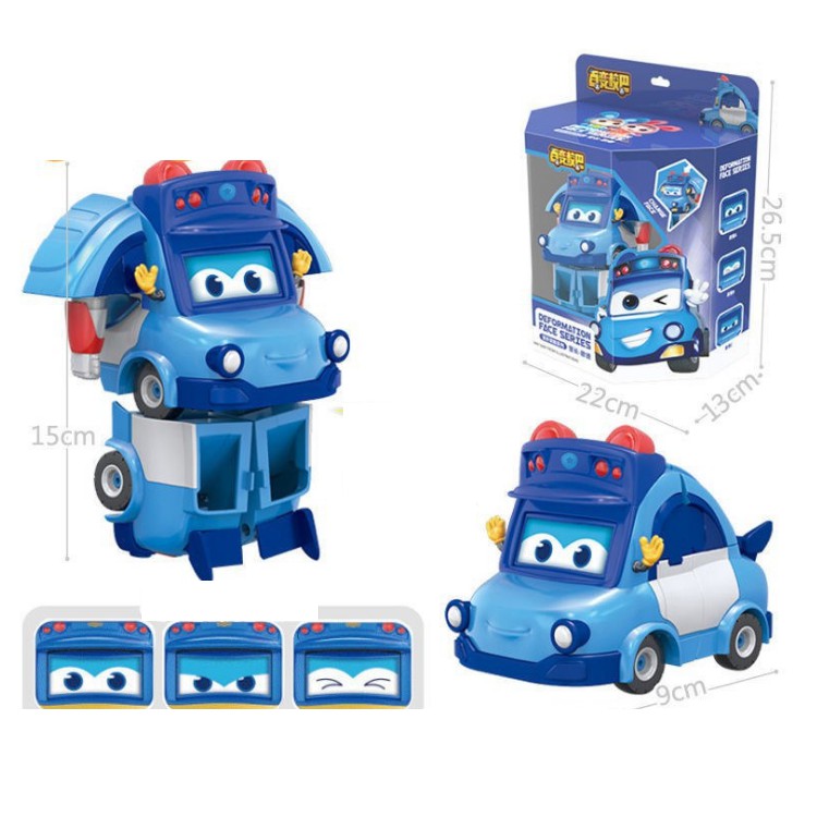 Mô hình xe cảnh sát Gogo bus đồ chơi trẻ em