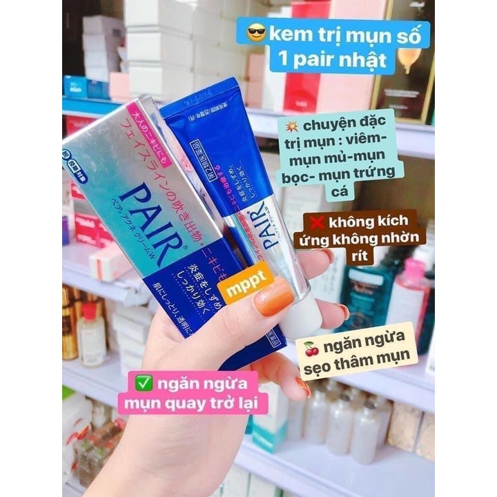 Kem ngừa mụn Pair Acne W Cream Nhật Bản