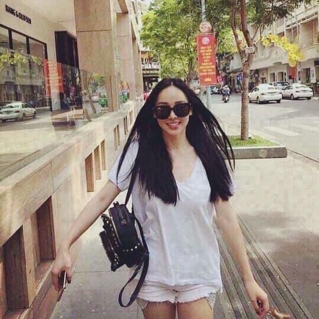 Áo phông giấy cổ tim loại 1