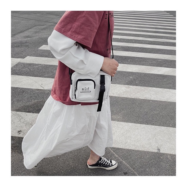 Túi đeo chéo 1 nịt buf unisex ( có sẵn)