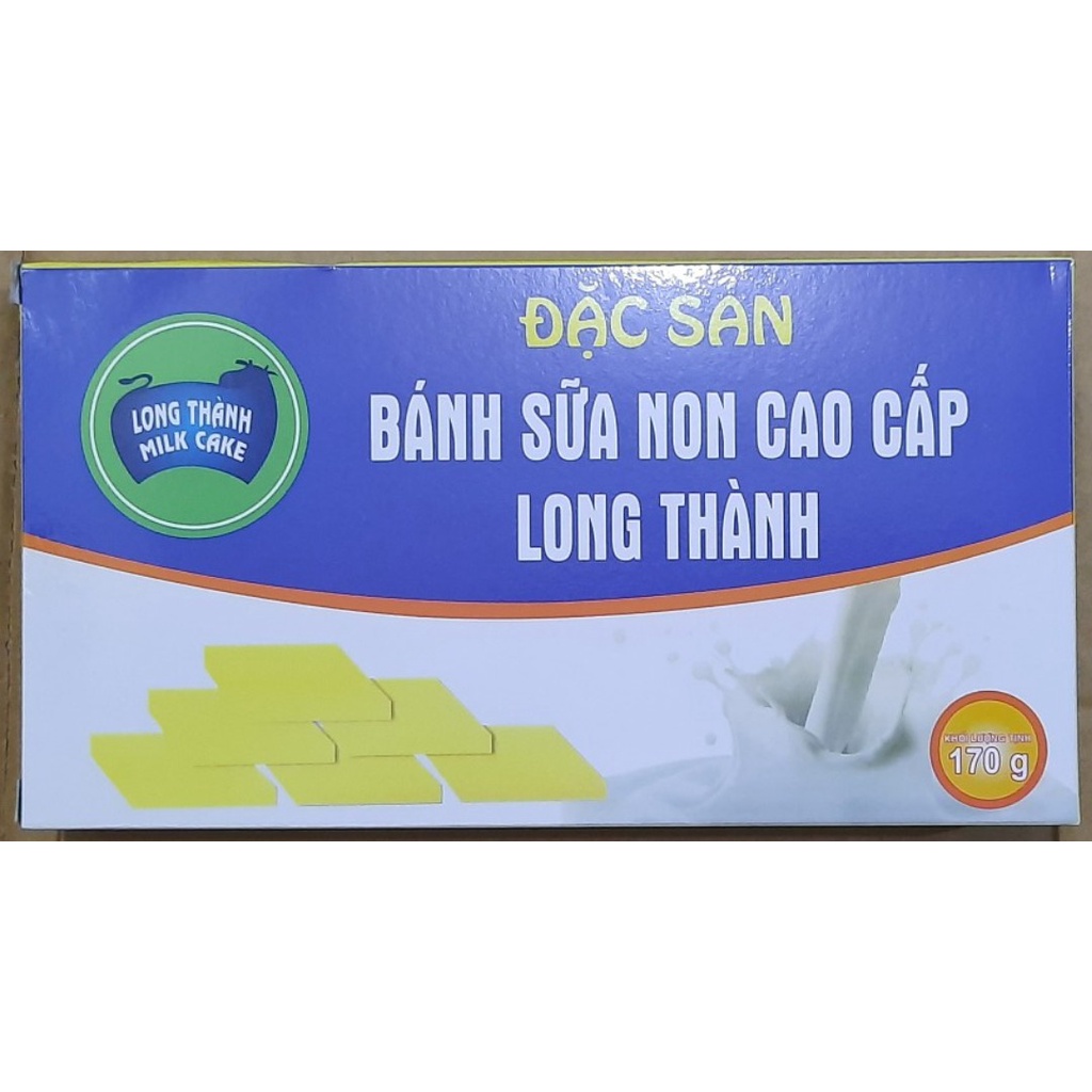 Combo 5 hộp bánh sữa NON nguyên chất MILK CAKE - đặc sản LONG THÀNH Đồng Nai 170gram/hộp