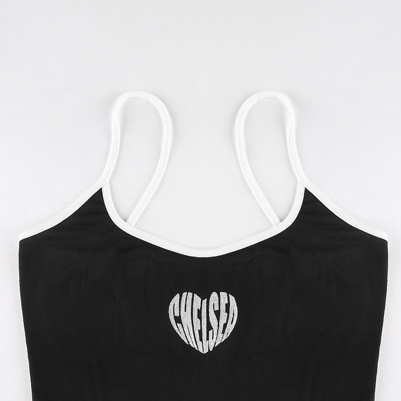 ℗Áo Hai Dây Dáng Ôm Phong Cách Âu Mỹ Quyến Rũ Cho Nữ